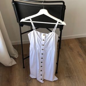 Universal Thread White Sun Button Dress